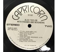 ALEX TAYLOR - With Friends And Neighbours [VINYL] (1971)