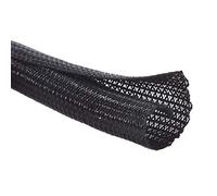Alex Tech 6mm-7.7m Gaine Câble Auto-Fermeture Manchon de Câble Cache Câble Range Câble Gestion des Câbles pour Ordinateur, Automobile - Noir