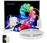 Alexa Ruban LED 15m, WiFi Bande LED RGB Fonctionnant avec Google Assistant, Contrôle App Intelligente, Scènes Mode, Synchronisation Musicale, Smart Lumières LED pour Chambre,Fête,Cuisine