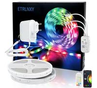 Alexa Ruban LED 30m, WiFi Bande LED RGB Fonctionnant avec Google Assistant, Contrôle App Intelligente, DIY Scènes Mode,Synchronisation Musicale,Smart Lumières LED DIY pour Chambre,Fête,Cuisine