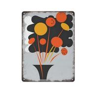 Alexander Calder Style Fine Poster Calder Wall Art Decor Affiche abstraite Moderne Métal Tin Sign Plaque Affiche Vintage Culture Décoration murale Aluminium Jardin Restaurant Salon Chambre 5.5*8 pou