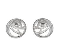 Alexander Castle Boucles D'oreilles Charles Rennie Mackintosh en Argent Sterling 925 Pour Femme - Puces D'oreilles avec Coffret Cadeau Bijoux - 8mm x 8mm