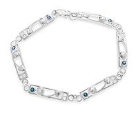 Alexander Castle Bracelet Charles Rennie Mackintosh en argent sterling avec boîte cadeau