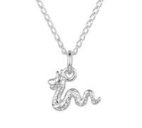 Alexander Castle Collier en Argent Sterling 925 Représentant le Monstre du Loch Ness Écossais - Pendentif de 14mm x 8mm - Cadeau Écossais pour Femmes avec Coffret à Bijoux