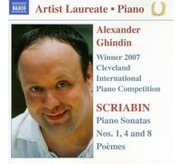 Alexander Ghindin - Piano Sonatas 1 & 4 & 8 Poemes [New CD]