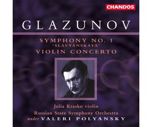 Alexander Glazunov - Glazunov, ref. 9751 : Symphony, numéro 1 - Violin Concerto