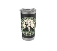 Alexander Hamilton Citation Importance du droit constitutionnel Gobelet isotherme en acier inoxydable double paroi