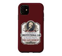 Alexander Hamilton Constitution américaine Citation Gratuite du Gouvernement Coque pour iPhone 11