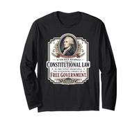 Alexander Hamilton Constitution américaine Citation Gratuite du Gouvernement Manche Longue