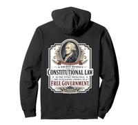 Alexander Hamilton Constitution américaine Citation Gratuite du Gouvernement Sweat à Capuche