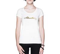 Alexander Hamilton Gold Signature Blanc Femme T-Shirt Taille S White Women's Tee Size S