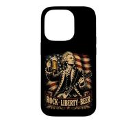 Alexander Hamilton, Guitariste de Beer, American Funny President Coque pour iPhone 14 Pro