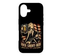 Alexander Hamilton, Guitariste de Beer, American Funny President Coque pour iPhone 17