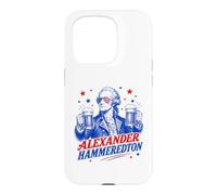 Alexander Hamilton Martelé Amusant Vintage USA Beer Lovers Coque pour iPhone 15 Pro