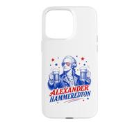 Alexander Hamilton Martelé Amusant Vintage USA Beer Lovers Coque pour iPhone 15 Pro Max