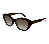 Alexander McQueen Femme Alexander McQueen AM0355S 002 Lunettes de soleil Acétate Havane Marron Cat Eye Ombré