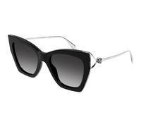 Alexander McQueen Femme Alexander McQueen AM0375S 001 Lunettes de soleil Acétate Noir Gris Papillon