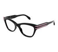 Alexander McQueen Femme Alexander McQueen AM0401O 003 Montures optiques Acétate Noir Cat Eye
