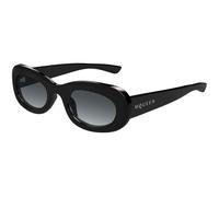 Alexander McQueen Femme Alexander McQueen AM0527S 001 Lunettes de soleil Acétate Noir Gris Ronde