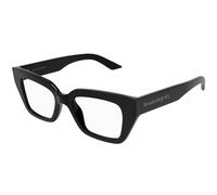 Alexander McQueen Femme AM0453O 001 Montures optiques Acétate Noir Transparent Cat Eye