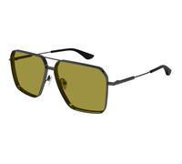 Alexander McQueen Homme Alexander McQueen AM0500S 004 Lunettes de soleil Métal Ruthénium Pilote