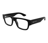 Alexander McQueen Homme Alexander McQueen AM0511O 001 Montures optiques Acétate Noir Transparent Carré
