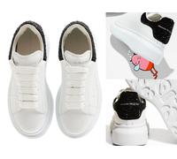 Alexander McQueen Kids Crystal Embellished Oversized Sneakers Chaussures 28
