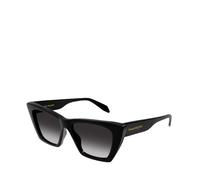 Alexander McQueen Femme Alexander McQueen AM0299S 001 Lunettes de soleil Acétate Noir Gris Cat Eye Normale Ombré