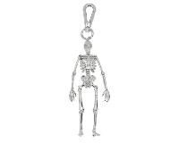 Alexander McQueen porte-clés homme argenté - UNI