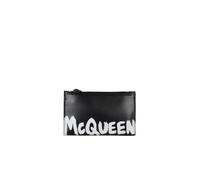 Alexander McQueen Pre-owned - Porte-cartes Pre-owned en cuir d'agneau - Homme - Pre-owned - Noir - Taille: ONE Size
