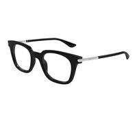 Alexander McQueen Unisex Alexander McQueen AM0521O 001 Montures optiques Acétate Noir Transparent Carré