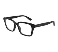 Alexander McQueen Unisex Alexander McQueen AM0566O 001 Montures optiques Acétate Noir Transparent Carré