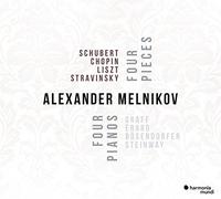 Alexander Melnikov - Four Pieces - Four Pianos - CD - F123z