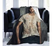 Alexander Skarsgard Nathan Lind - Couverture en flanelle super douce et confortable pour le camping, la plage, la décoration de chambre à coucher, salon, yoga