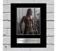 Alexander Skarsgard Photo dédicacée encadrée The Legend of Tarzan