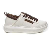 ALEXANDER SMITH, ACBC, Eco-Wembley, Chaussures Faux Cuir Mode Unisexe, White Brown, 41 EU