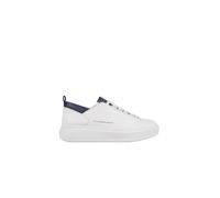 Alexander Smith - Baskets en Cuir Blanc Bleu Wembley Homme - Homme - Chaussures - Blanc - Taille: 44 EU