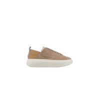 Alexander Smith - Wembley Donna en daim beige et doublure en fausse fourrure blanche - Femme - Chaussures - Brun - Taille: 37 EU