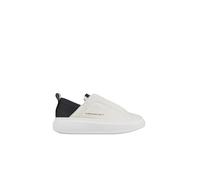Alexander Smith - Wembley Slip-on Donna en cuir blanc et talon noir - Femme - Chaussures - Blanc - Taille: 40 EU