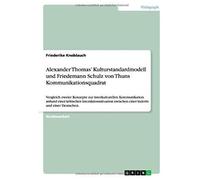 Alexander Thomas' Kulturstandardmodell Und Friedemann Schulz Von Thuns Kommunikationsquadrat