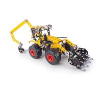 Alexander Toys Constructor Pro Noah Tractopelle 5-en-1 Jeu de Construction Métallique 434 Pièces Jouet Éducatif STEM Mécanique Enfant Dès 8 Ans
