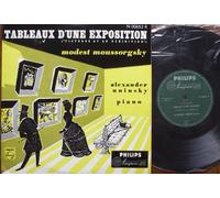 alexander uninsky - TABLEAUX D´UNE EXPOSITION ("PICTURES AT AN EXHIBITION") / modest moussorgsky / alexander uninsky piano / ca. 1960 ??? / Bildhülle mit ORIGINAL Kunststoff-Innenhülle / PHILIPS # N 00652 R / Holländische Pressung / 10" Vinyl Langspiel Schallplatte