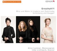 Zemlinsky, Schoenberg, Daigger avec Lackner et Lichtwark – Lieder – CD (Import) – Walter Genuin