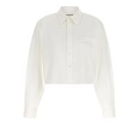 Alexander Wang - Chemise courte brodée - Femme - Blouses et Chemises - Blanc - Taille: 40 FR