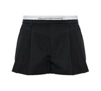 Alexander Wang - Logo Shorts - Femme - Shorts - Noir - Taille: 40 FR