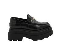 Alexander Wang - Mocassins Plats en Cuir Noir - Femme - Chaussures - Noir - Taille: 40 EU