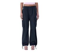 Alexander Wang - Pantalon cargo à cordon - Femme - Pantalons - Noir - Taille: 40 FR
