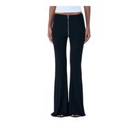 Alexander Wang - Pantalon Évasé Taille Haute - Femme - Pantalons - Noir - Taille: 38 FR