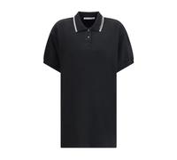 Alexander Wang - Relaxed Polo Mini Dress - Femme - Tops - Noir - Taille: 40 FR