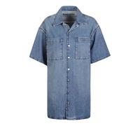 Alexander Wang - Robe-chemise ample en denim - Femme - Blouses et Chemises - Bleu - Taille: 38 FR